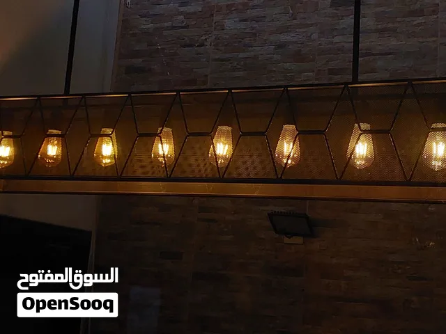 ثرية إضاءة معلقة معدنية اسود Rectangle Island Lighting Metal Retro Industrial