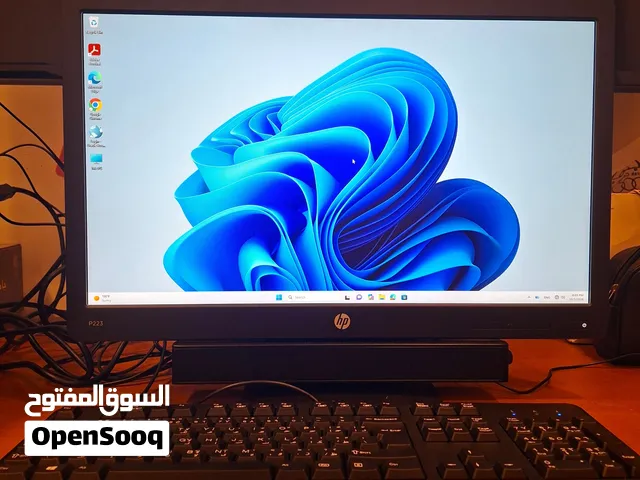 جهاز كمبيوتر hp بكامل ملحقاتة