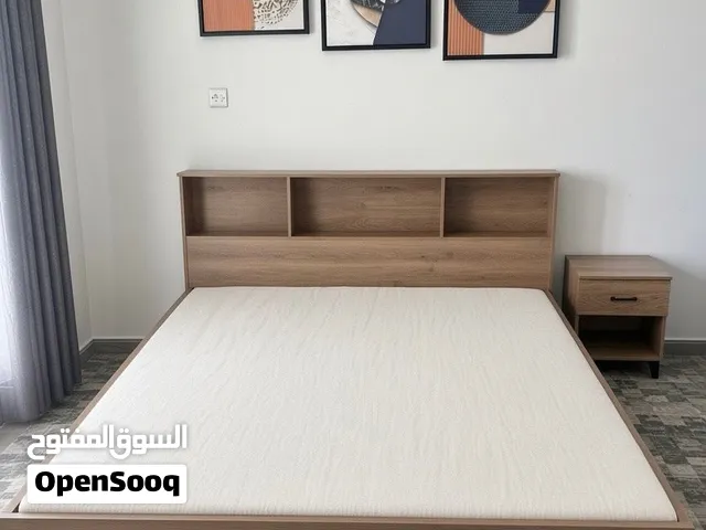 Modern Bedroom Set – 180×200 Bed Vanity Mirror Nightstand & Stool