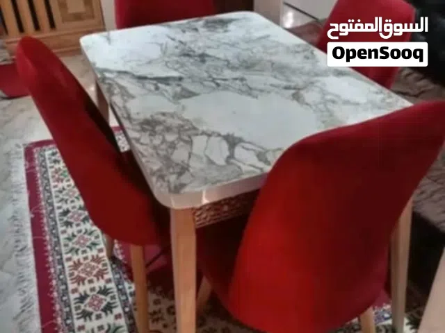 تخفيضات  طاولة ب 4 كراسي 105/70  طاولة ب 6 كراسي  140/80