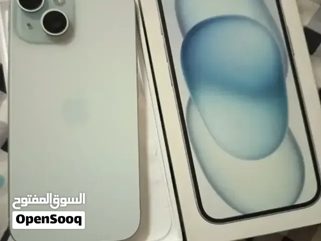 ايفون 15 بدون خدوش مع كرتون وشاحن