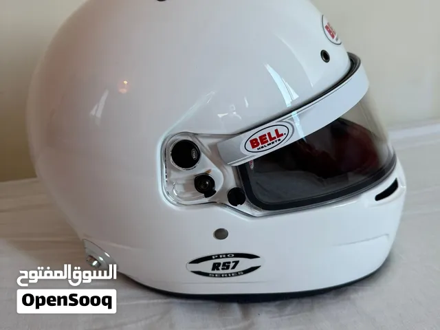 BELL HELMET RS7 white(HANS) 59(7 3/8)