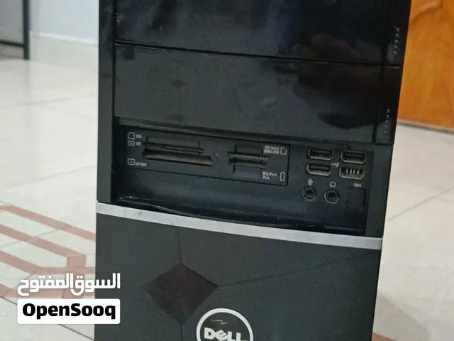 كيس كمبيوتر مكتبي Dell Inspiron 530 مع كرت شاشة و2 هاردسك (400GB) وتبريد إضافي (بدون باور سبلاي)