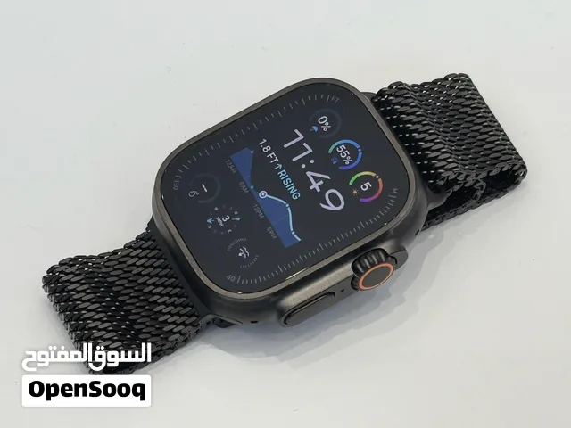 Apple Watch Ultra 3 GPS + Cellular, 49mm Black Titanium Case with Black Titanium Milanese Loop