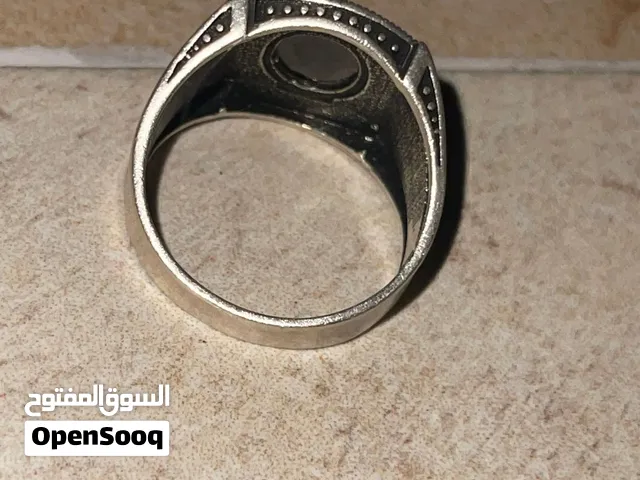 خاتم فضة جديد للبيع