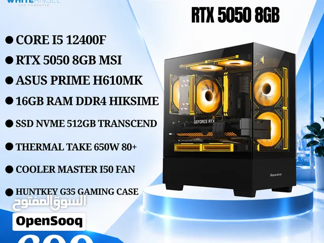 تجميعة ألعاب i5 12400F مع كرت RTX 5050 8GB بأداء متوازن!