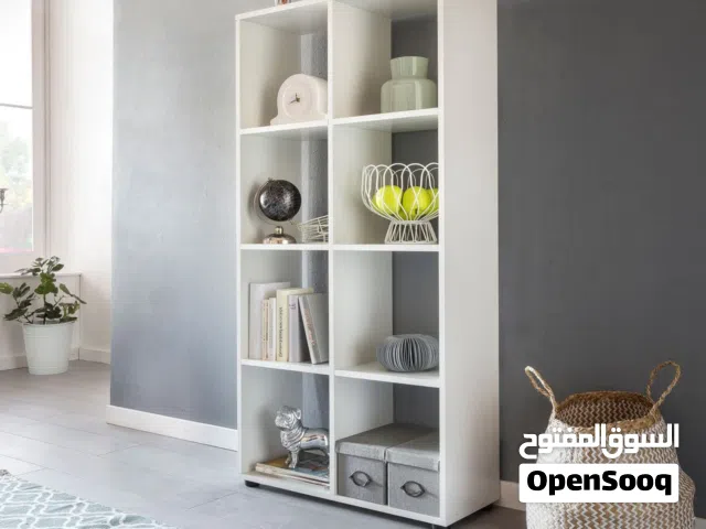 خزانة ارفف خشب مميزة قوية جدا متعددة الاستخدام للكتب او للتحف اطلبها الان توصيل مجاني داخل عمان