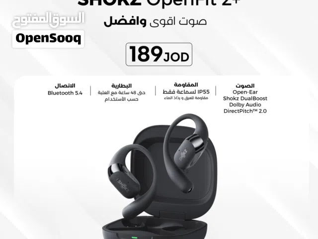 Shokz Open Fit 2+ بلس شوكز اوبن فت 2 بلس