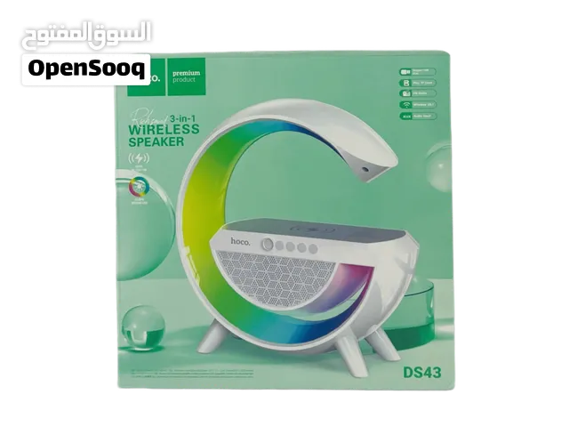 سبيكر حرف جي +شاحن لاسلكي (وايرلس) من هوكو