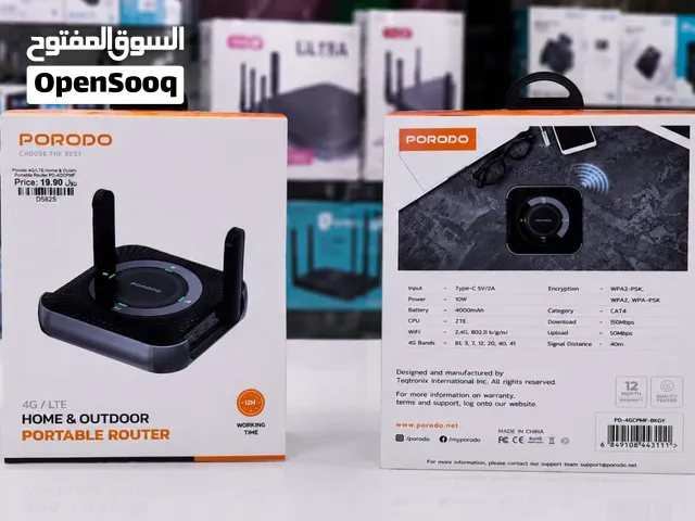 Brand New Porodo Portable Router in Oman  4G Connectivity