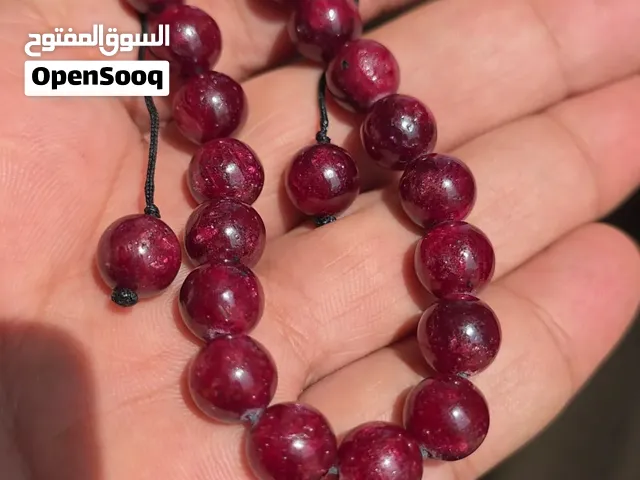 سوارة من حجر الجرانيت الكرزي طبيعي 100%