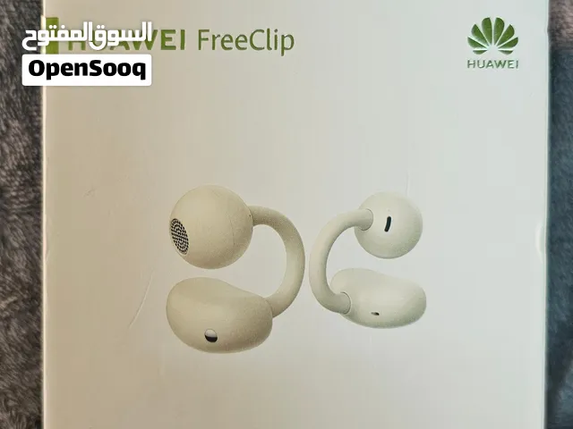 سماعة هواوي الاصلية جديدة وغير مستخدمة لون بيج