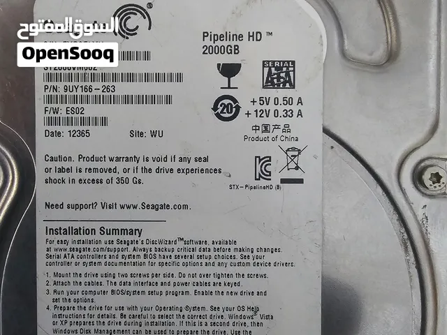 هذا القرص الصلب هو من إنتاج شركة Seagate وهو مخصص بشكل أساسي لأجهزة تسجيل الفيديو الرقمية (DVR)