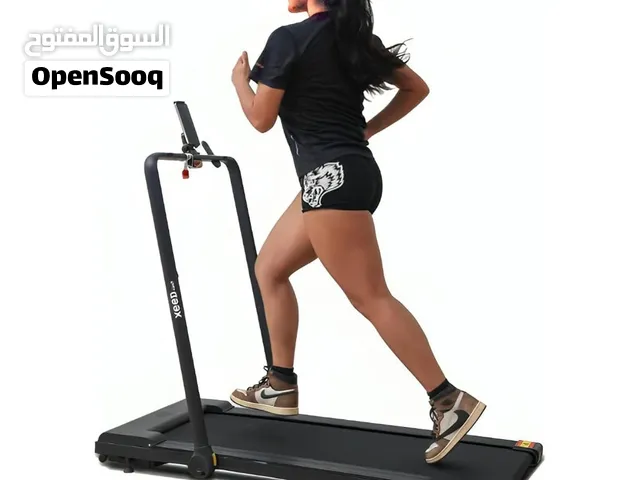 XeeD 2 in 1 Portable Folding Treadmill with Free abFlex Abdominal Trainer and Dumbbell Set
