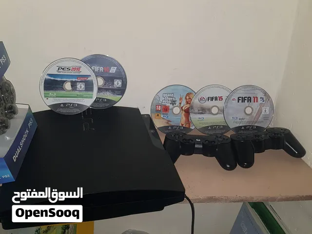 ps3 sllm من فرنسا مع 3 ايدي و لعبة gta5