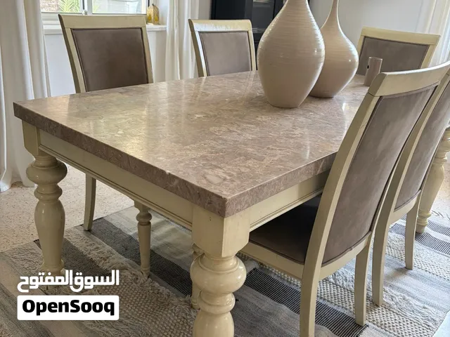 Dining table with 6 chairs