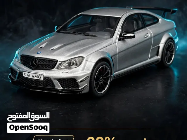 مرسيدس C63 AMG Black Series رمادي مطفي مقياس 1:43 - Solido