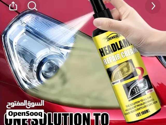 بخاخ تلميع مصابيح السيارات مناسب المصابيح الأمامية والخلفية