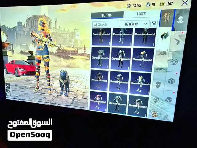 احساب ببجي مرتب كامل متكامل فوق ال 120 مثك وأكثر من 60 اسلاح مطور 50 كل مسج والباقي ماكس بيع او بدل
