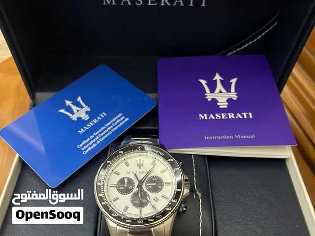 Maserati Sfida 44MM CHR White Dial BR