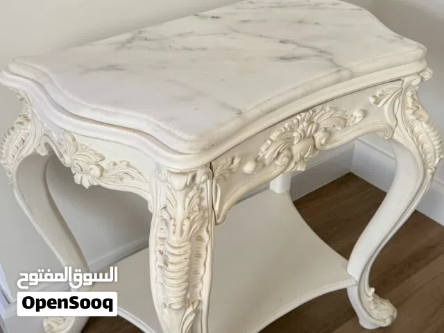 طاولة مدخل / جانبية فاخرة بأسلوب كلاسيكي وسطح رخام طبيعي