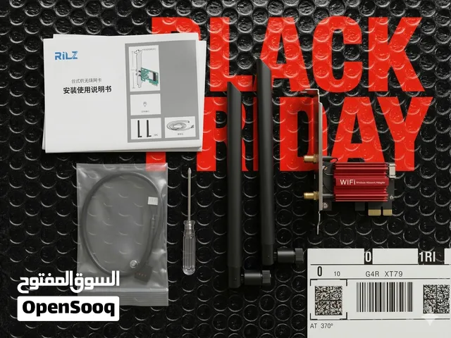 كارت وايفاي pcie x1 1200Mbps Wi-Fi 802.11ac & Bluetooth 4.0 للديسكتوب