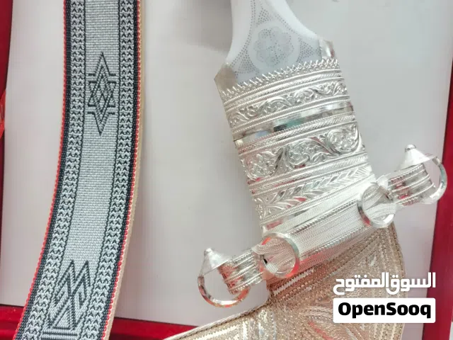 خنجر عمانيه فضه خالص مقاس 6