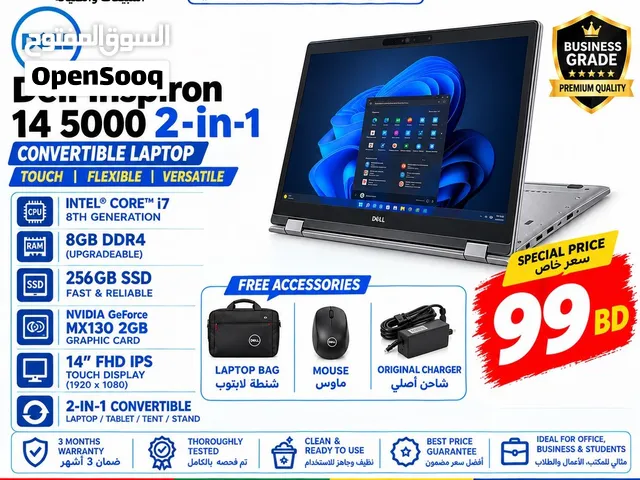 Dell Inspiron 14 5000 2-in-1 Convertible Laptop – Special Price: 99 BD
