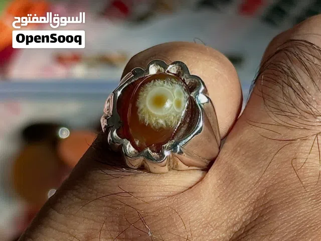خاتم عقيق يماني ويتوفر عقيق عماني
