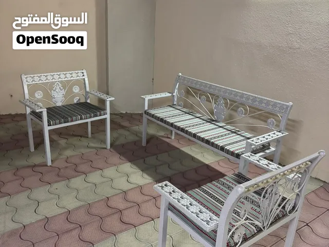 كراسي حديد مع الجلسه