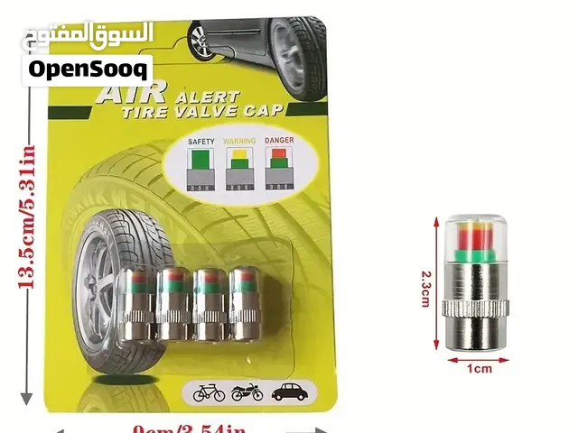 4 قطع لتتبع ضغط الاطارات