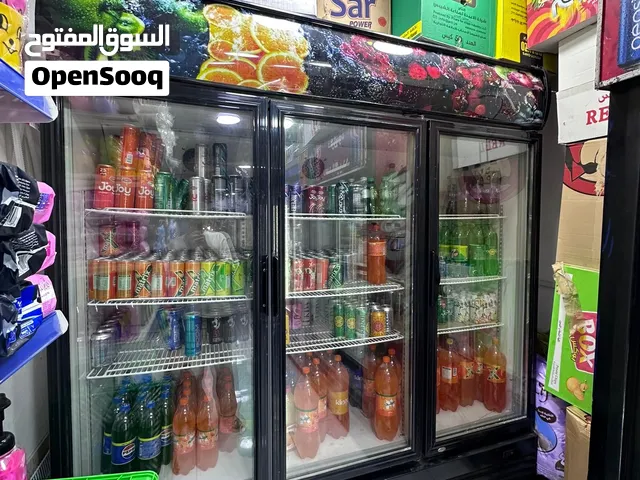 ثلاجه ثلاث أبواب للمحلات