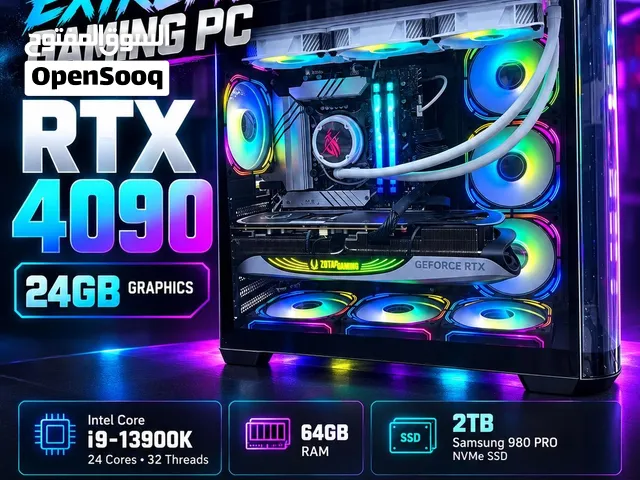 RTX 4090 24GB Gaming PC  Intel i9-13900K  64GB RAM  2TB Samsung SSD