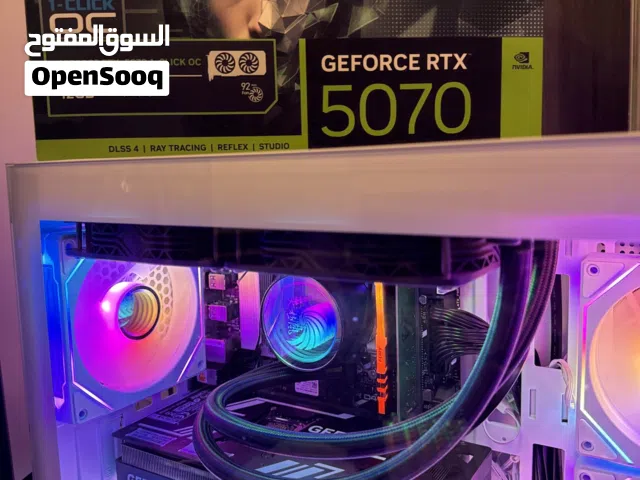 كرت شاشة RTX5070 من نوع GALAX شركة قوية وتبريد جدا قوي واداء نار اسمتعمال شهر فقط