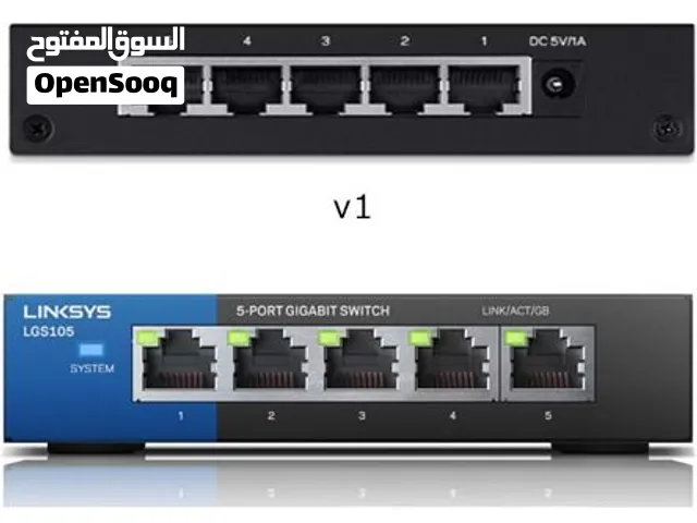 LINKSYS LGS105P 5‐Port Gigabit Ethernet Unmanaged Switch with PoE