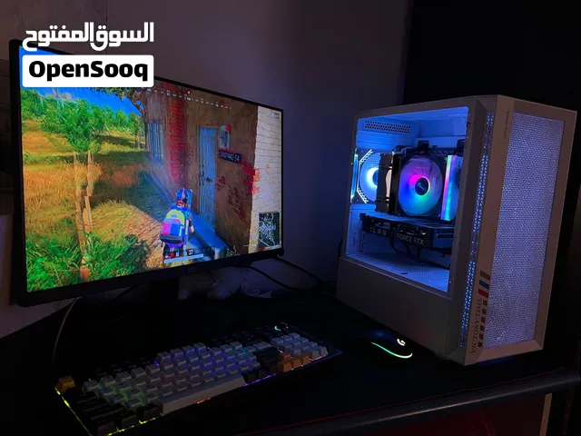 جهاز كمبيوتر وشاشه شبه جديد