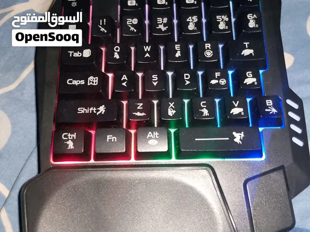 كيبورد جيمينغ يد واحدة RGB