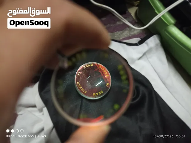 عدسات بصرية زجاجية سميكة عالية النقاء 60 مم (صنع روسي أصلي - Made in Russia)