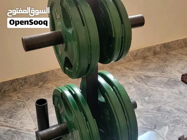 Weight Plates Rack - Olympic Sized - for Holding Barbells and Plates