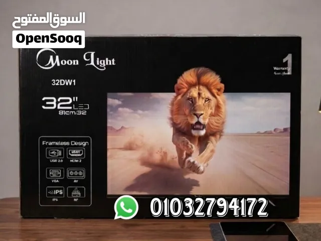 شاشة تلفزيون 32 بوصة مون لايت عادية UltraSlim فريمليس IPS جديدة بالضمان