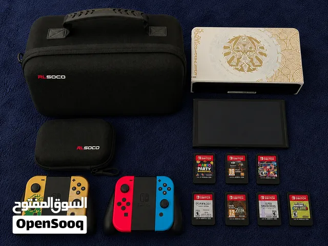 Nintendo Switch OLED Zelda  7 jeux  pack complet