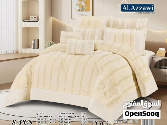 لحافات 8 قطع  ذوق و فخامة و شكل حصري  عبوة البندل 12 حبه