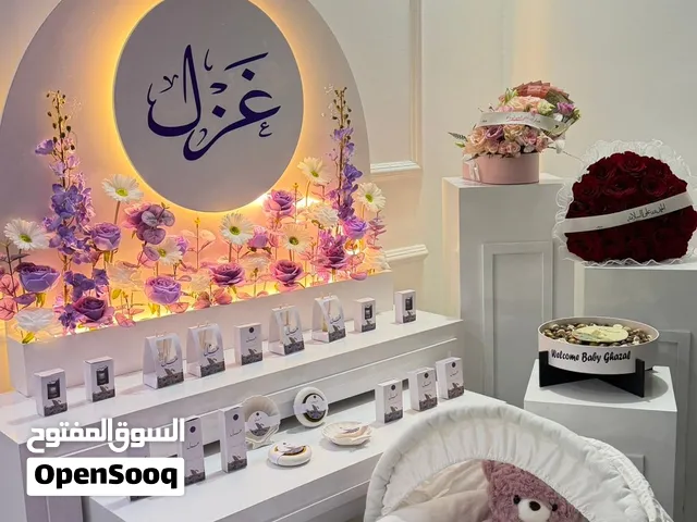 طاولات للإجار مواليد ومناسبات