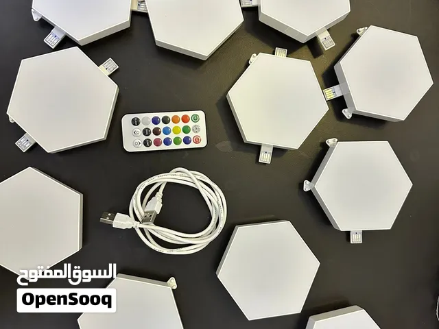 RGB hexagon LED wall light panels