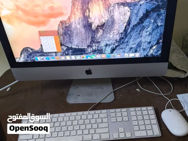 للبيع iMac 21.5 2013 Intel Core i5 2.7GHz RAM 8GB يعمل بكفاءة والشاشة ممتازة. السعر: 140 دينار قابل