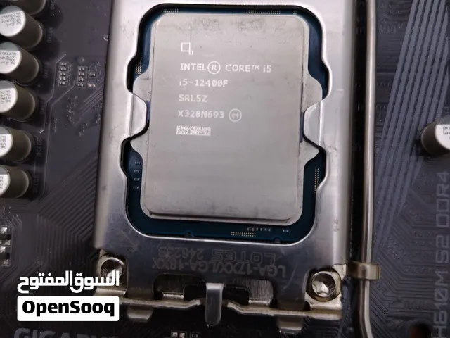 معالج Intel i5 12400f بحاله جيده