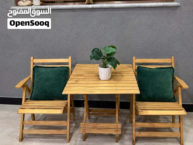 ميز حديقه خشب