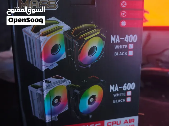 تبريد هوائي احترافي للمعالج MASS MA-400 (اللون الأبيض المميز)