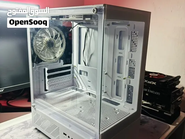 كيس كمبيوتر قيمنق بانورامي أبيض (PC Case Aquarium