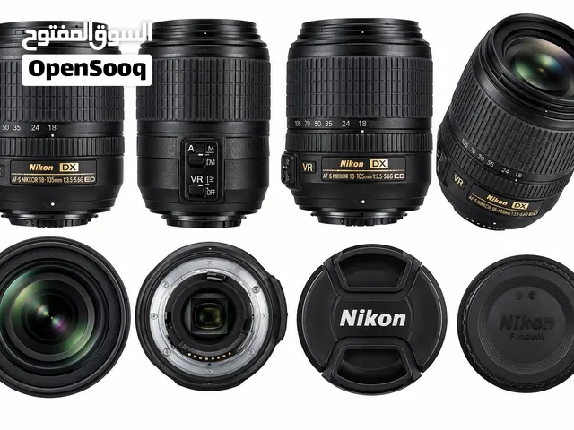 للبيع عدسة Nikon AF-S DX NIKKOR 18-105mm f/3.5-5.6G ED VR الأصلية، بحالة جيدة ونظيف